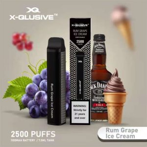 X-QLUSIVE-RUM-GRAPE-ICE-2500-PUFFS