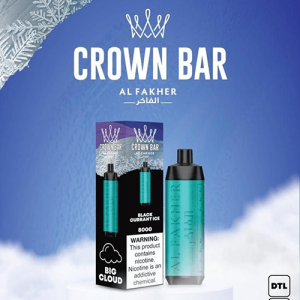 CROWN BAR ALFAKHER BERRY MINT - 8000 PUFFS