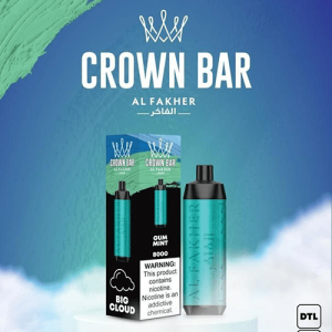 CROWN BAR ALFAKHER GUM MINT - 8000 PUFFS