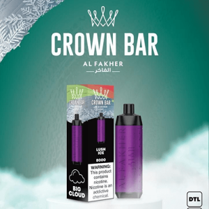 CROWN BAR ALFAKHER LUSH ICE - 8000 PUFFS