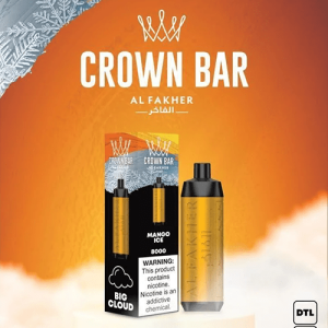 CROWN BAR ALFAKHER MANGO FREEZE - 8000 PUFFS