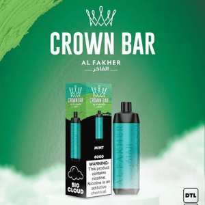 CROWN BAR ALFAKHER SIMPLY MINT - 8000 PUFFS