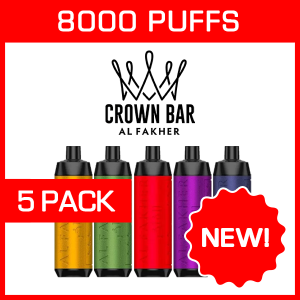 crown bar alfakher vape offer