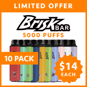 brisk bar 5000 puffs iget