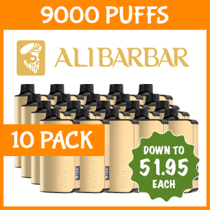 ali bar vape ingot 9000 pack of 10