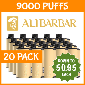 ali bar vape ingot 9000 pack of 20