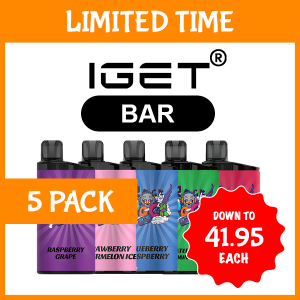 IGET Bar 3500 5 pack