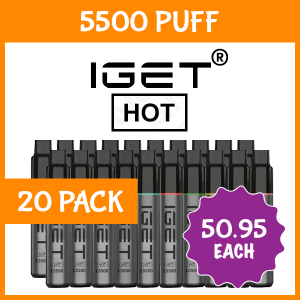 IGET HOT 5500 20 pack