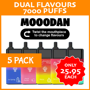 Mooodan packs 5 VAPE