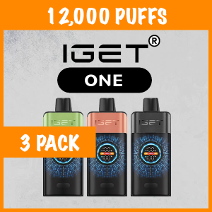 iget one 12000 vape pack of 3
