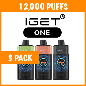 3 PACK – IGET ONE – 12000 PUFFS