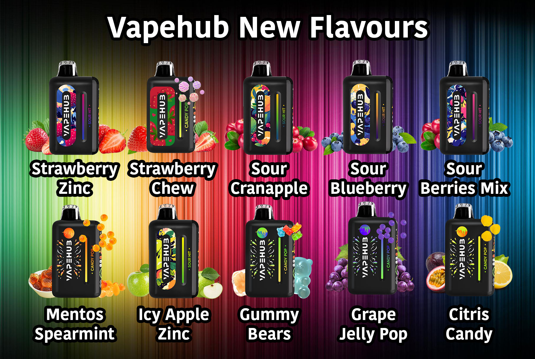 vapehub new flavours