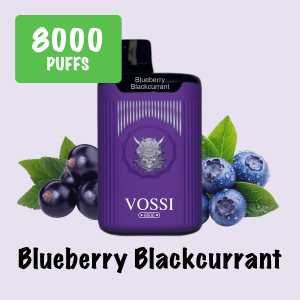 Vape Vossi 8000 Blueberry Blackcurrant