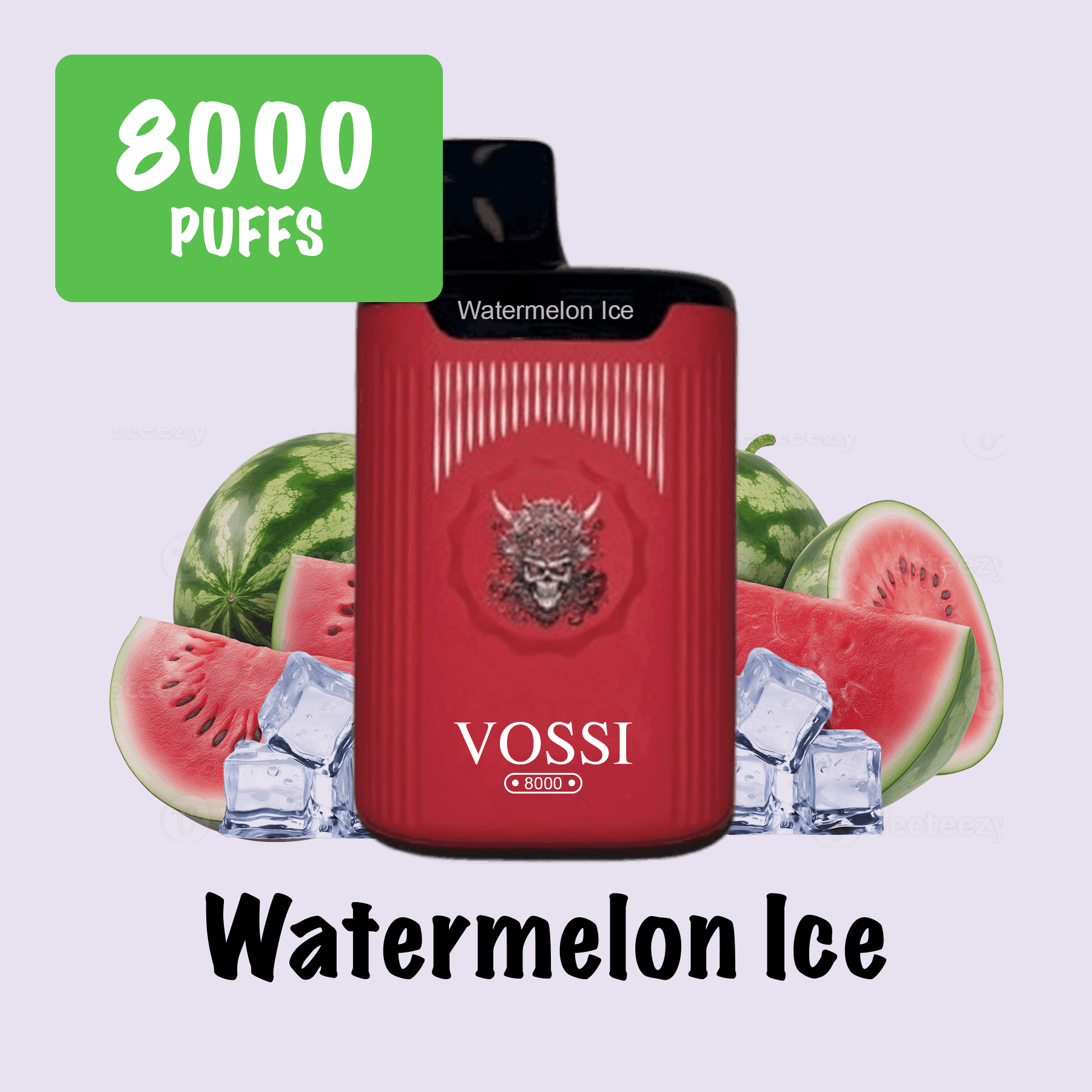 Vape Vossi 8000 Watermelon Ice